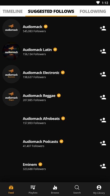 audiomack截图