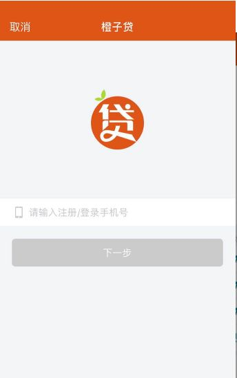 橙子贷款截图