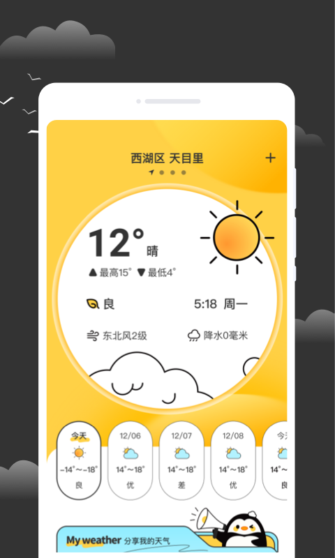 逐月天气预报软件最新版截图