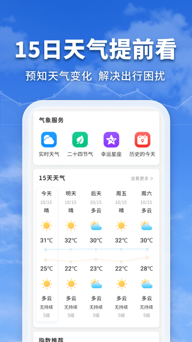 万能实况天气通软件最新版截图