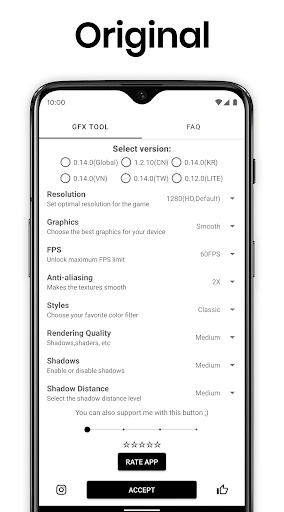 和平精英画质修改器gfxtool截图