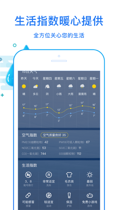 天天看天气app官方版截图