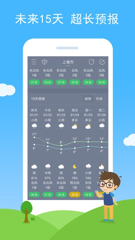 七彩天气app截图